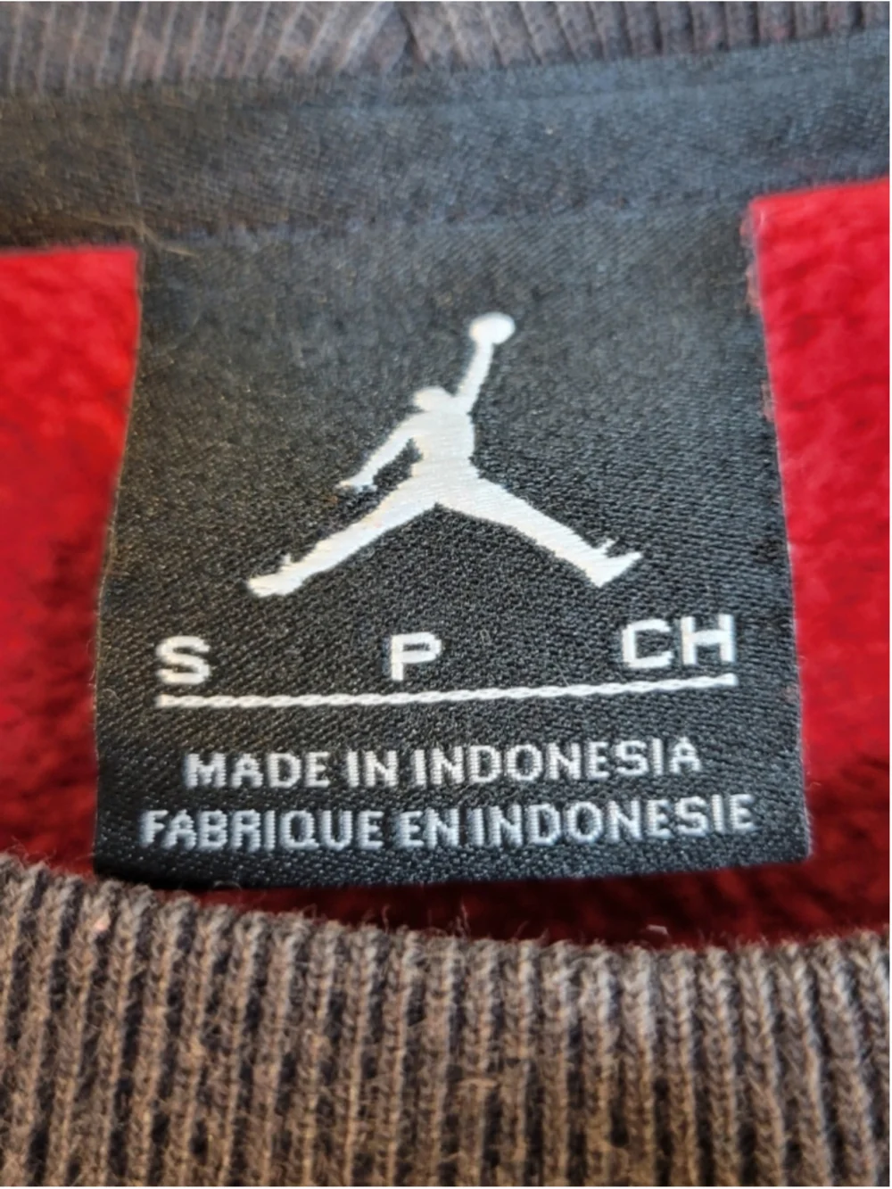Vintage 90s Nike Air Jordan Prime Flight Elephant Print Sweatshirt Size Small